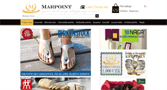 Desktop Screenshot of marpoint.cz
